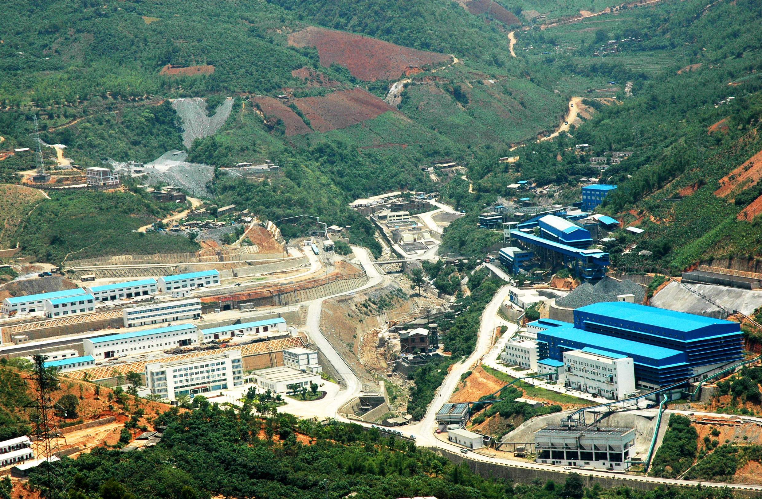 云南新平戛灑大紅山礦工程