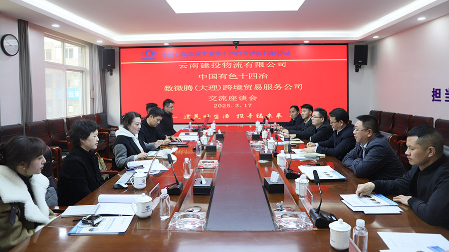 公司與數(shù)微騰跨境貿(mào)易公司交流座談