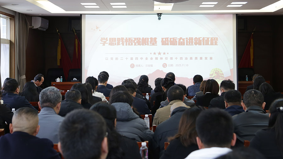 蘭世強(qiáng)講授專(zhuān)題黨課 以黨的二十屆四中全會(huì)精神引領(lǐng)企業(yè)高質(zhì)量發(fā)展