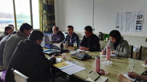 李忠、夏歆昊一行到第三直管部貴州興仁登高項(xiàng)目調(diào)研